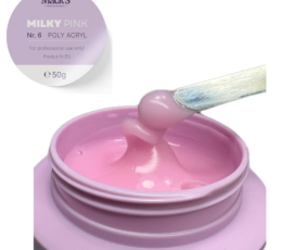 Poly acryl milky pink no.6