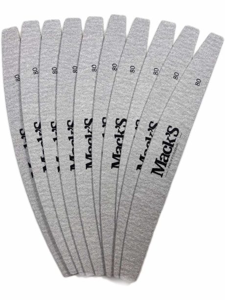 Professional Nail File Refills – 80 Grit, Pack of 10