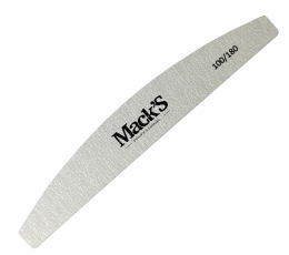 Half-Moon Nail File – Grey, 100/180 Grit