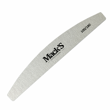 Half-Moon Nail File – Grey, 100/180 Grit