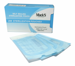 Self-Sealing Sterilisation Pouches – 90 × 165 mm, Pack of 200